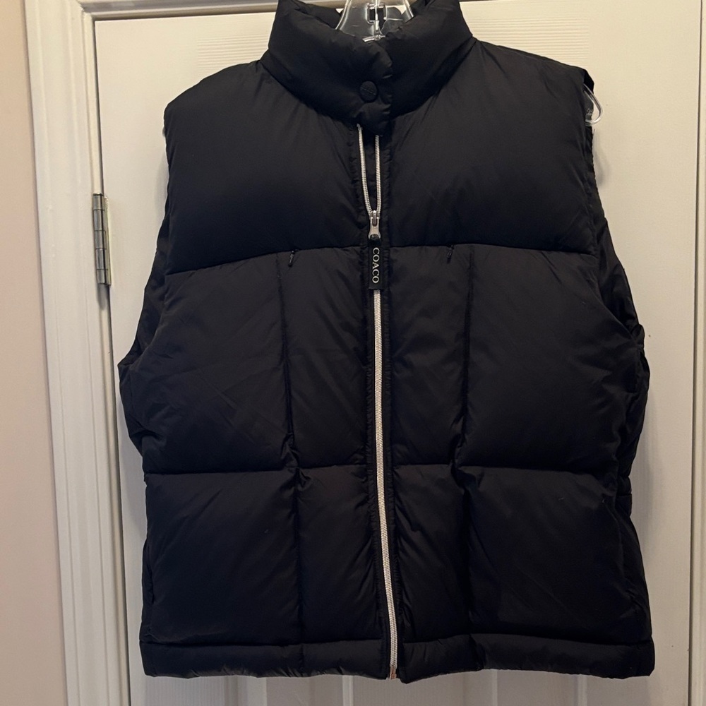 COACO New York Black Down Puffer Vest